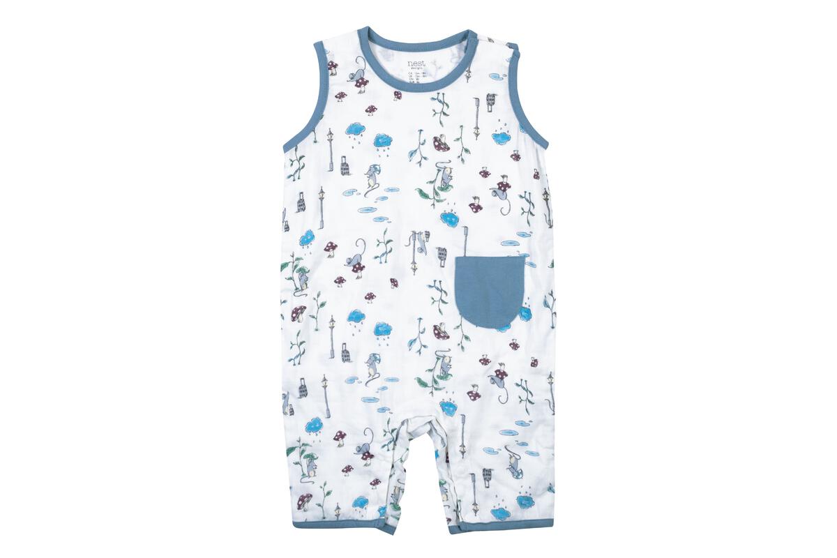 Bamboo Pima Sleeveless Romper - The Town Mouse & The Country Mouse